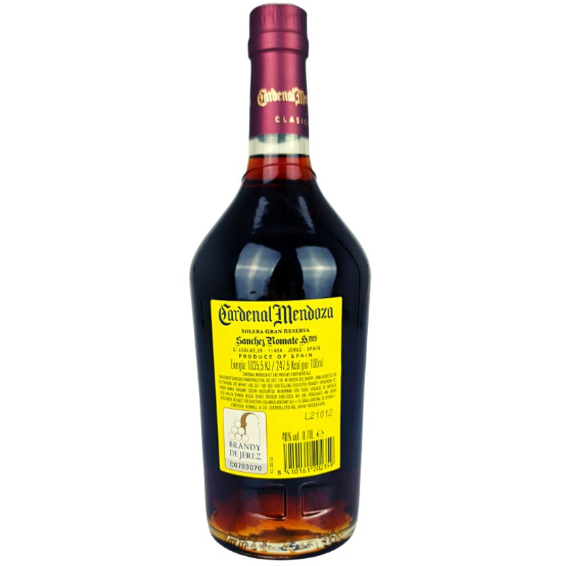 Cardenal Mendoza Solera Gran Reserva – weitere Produktansicht