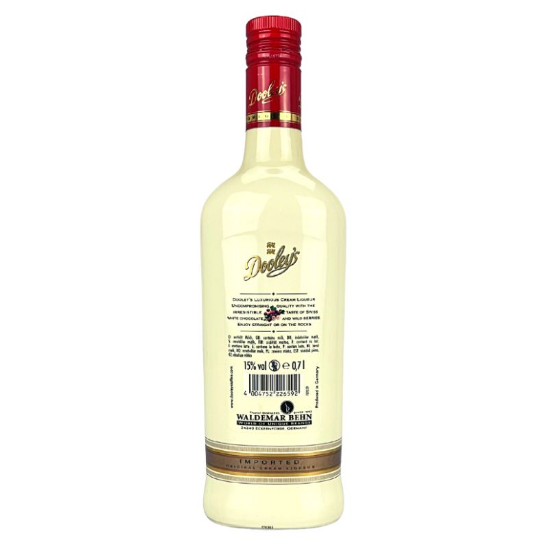 Dooleys White Chocolate – Produktansicht