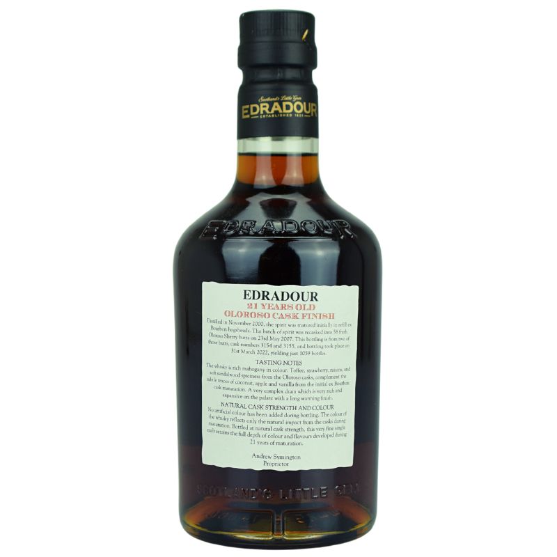 Edradour Oloroso 21 Jahre