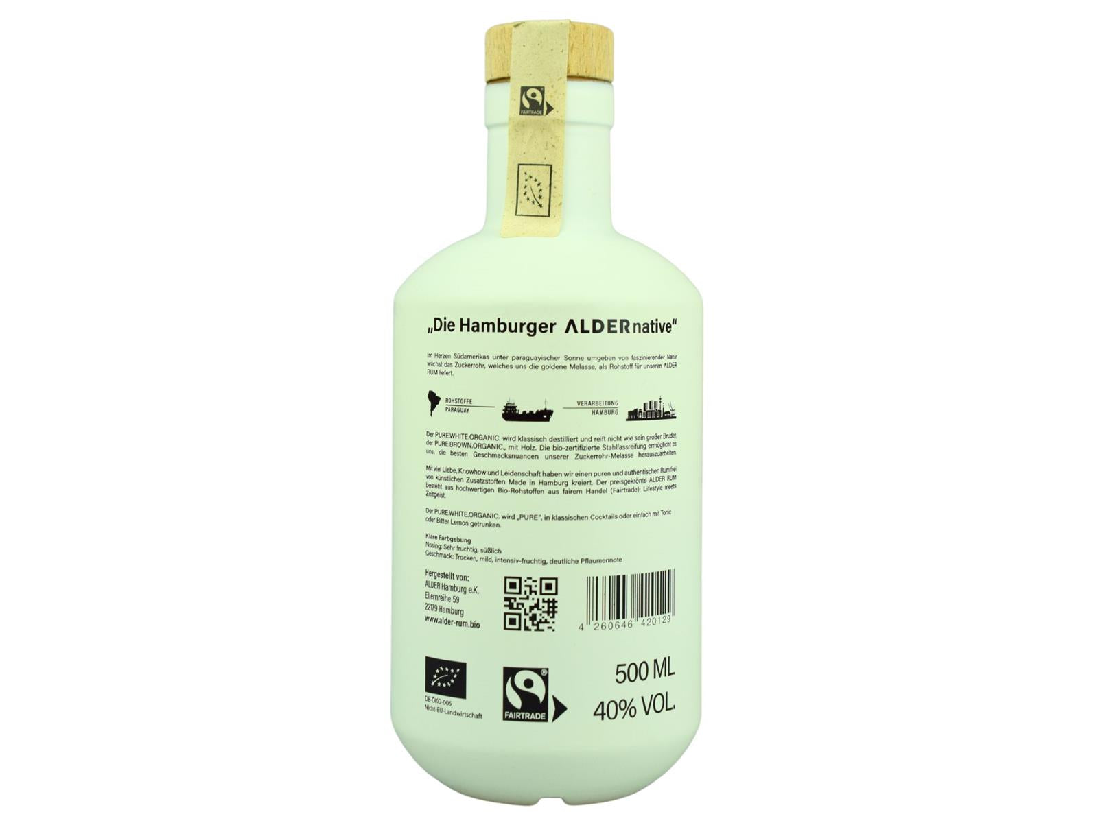 Alder Rum Pure.White.Organic – weitere Produktansicht