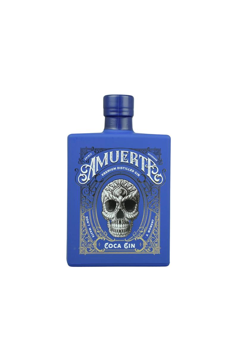 Amuerte Coca Leaf Gin Blue Edition – Produktansicht