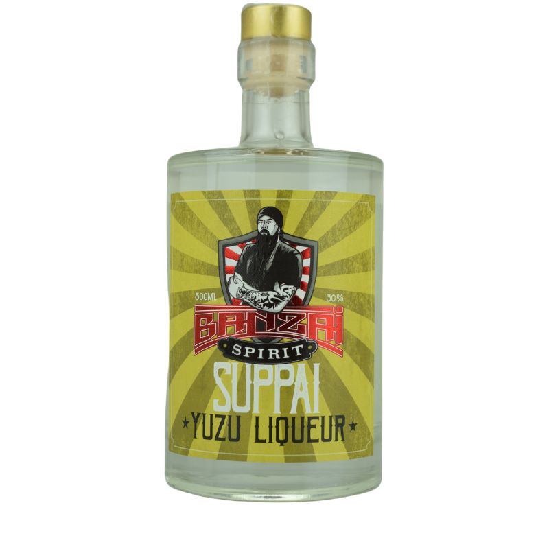 Banzai Suppai Yuzu Liqueur – Produktansicht