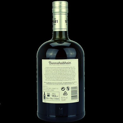 Bunnahabhain 23 Jahre - 1998 Calvados Cask – Rückansicht