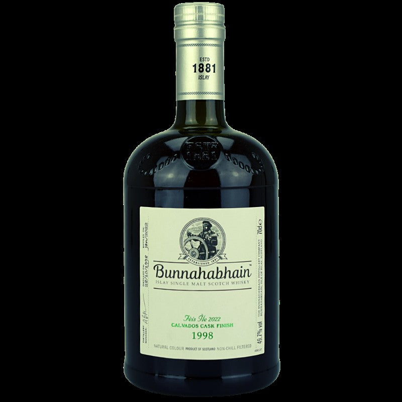 Bunnahabhain 23 Jahre - 1998 Calvados Cask – Produktansicht