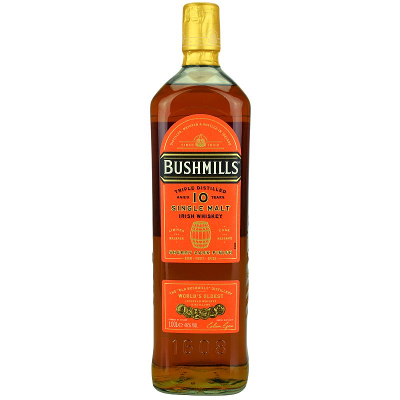 Bushmills 10 Jahre Sherry Cask – Produktansicht