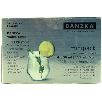 Danzka Vodka Mini Pack 4 x 0,05L