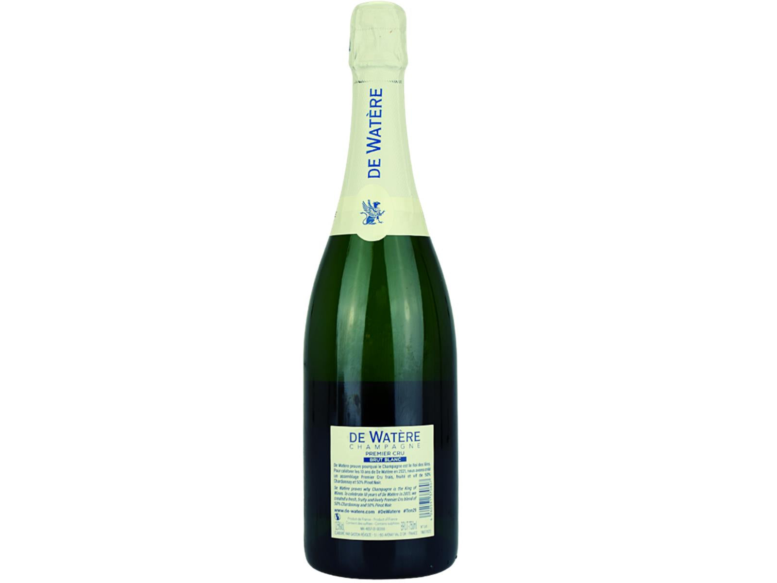 De Watére Ten 21 Champagner Premier Cru Brut – Rückansicht