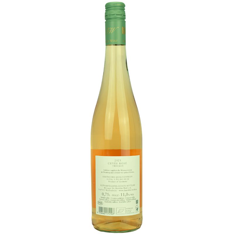 Dr. Bürklin-Wolf Villa Bürklin Rosé – Rückansicht