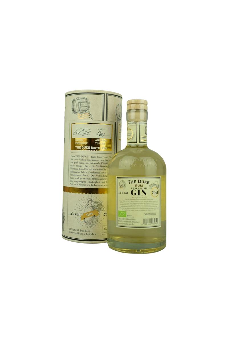 The Duke Rum Cask Finish Gin – weitere Produktansicht