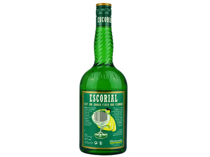 Escorial Grün – Flasche in Rückansicht