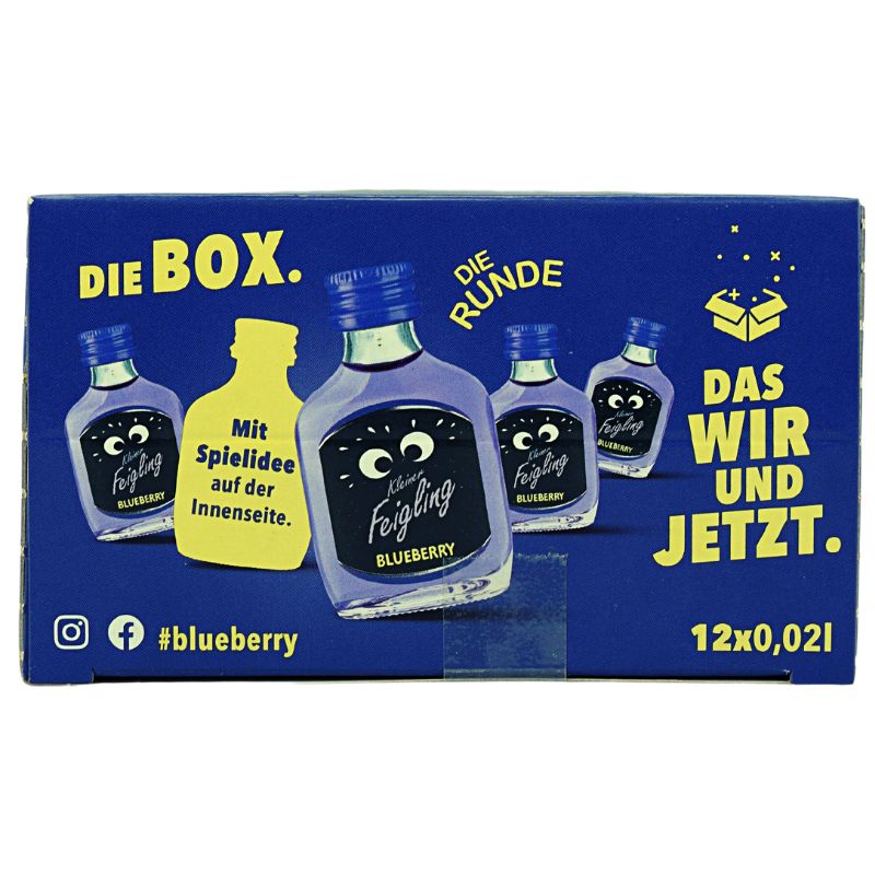 Kleiner Feigling Blueberry 12 x 0,02L – Produktansicht