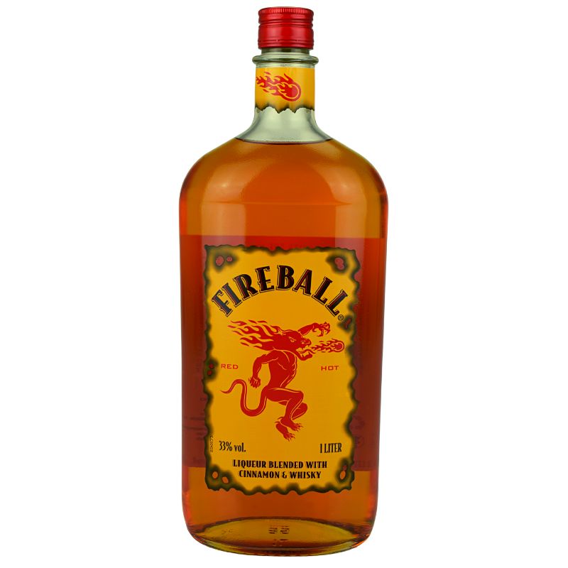 Fireball Whisky Zimt Likör 1L – Produktansicht