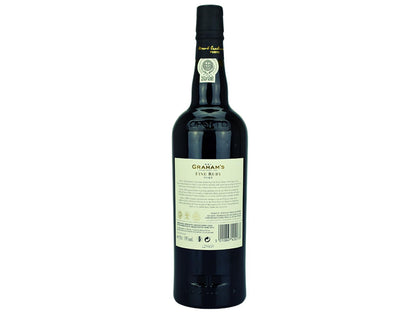 Graham`S Fine Ruby Port – Rückansicht