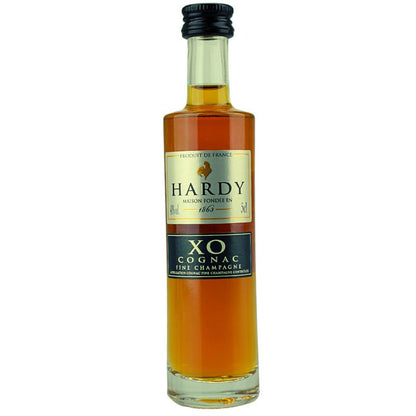Hardy Cognac XO Miniatur – Produktansicht