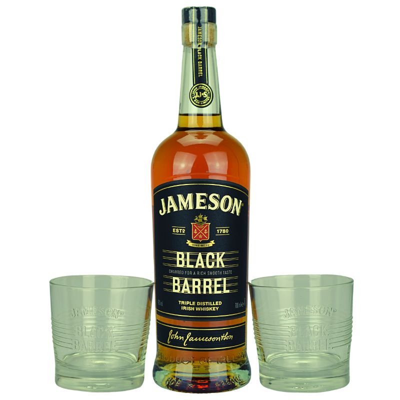 Jameson Black Barrel Geschenkset – weitere Produktansicht