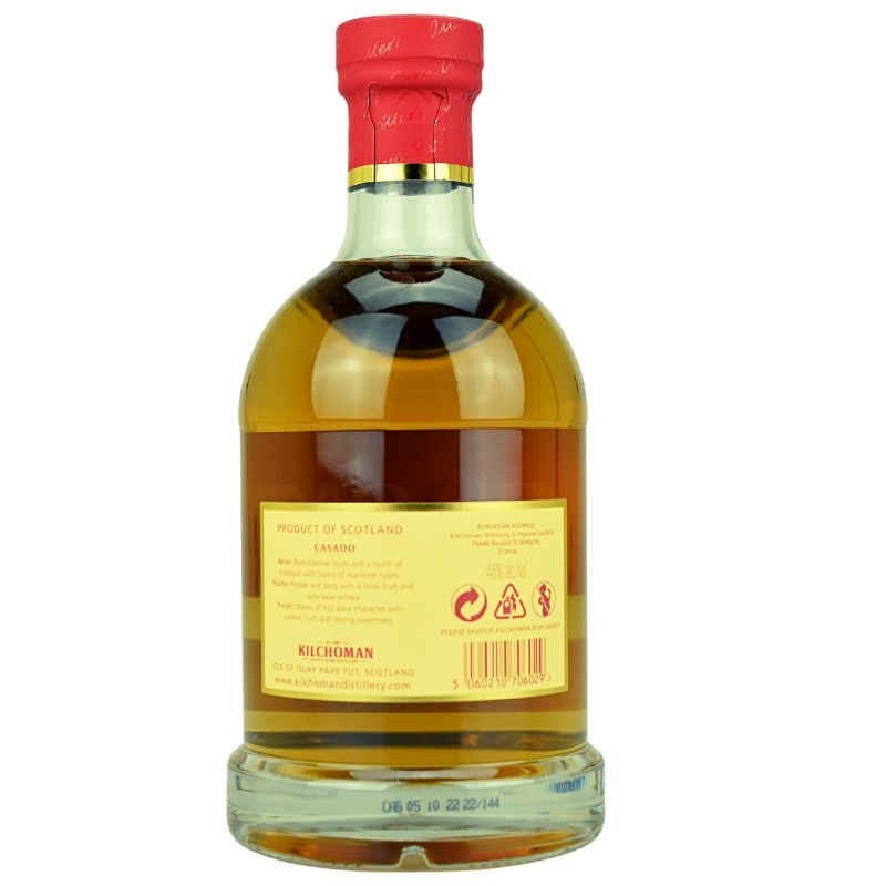 Kilchoman Casado 2022 Edition – Rückansicht