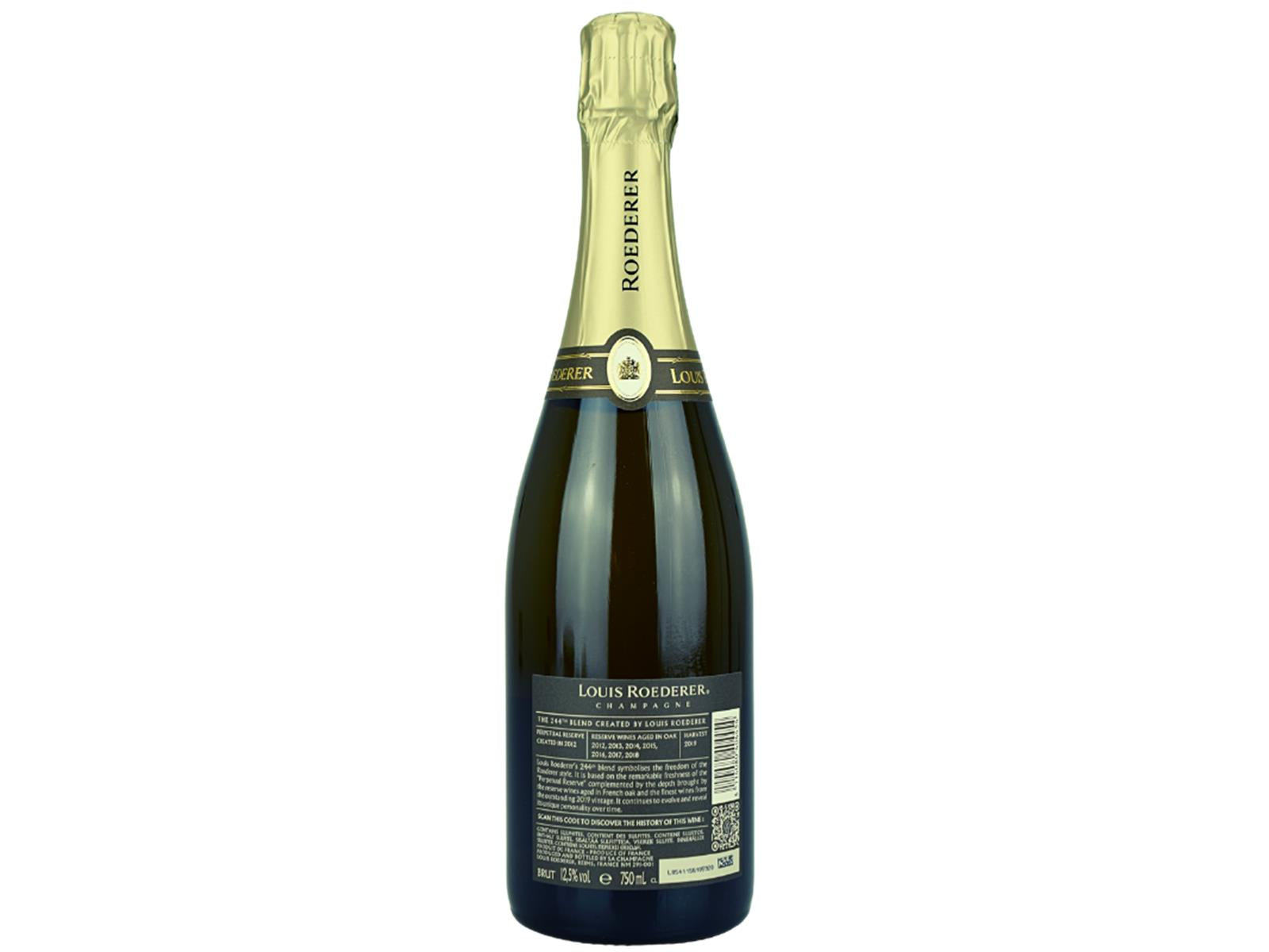 Louis Roederer Champagner Brut Collection 244 – Rückansicht