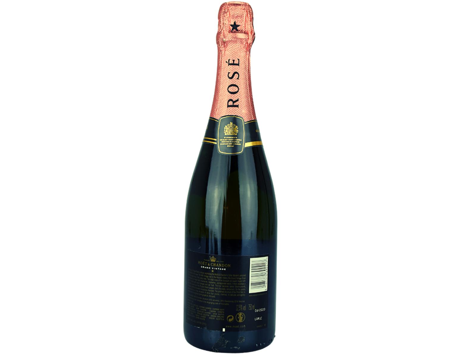 Moet Grand Vintage Rosé 2013 – Rückansicht
