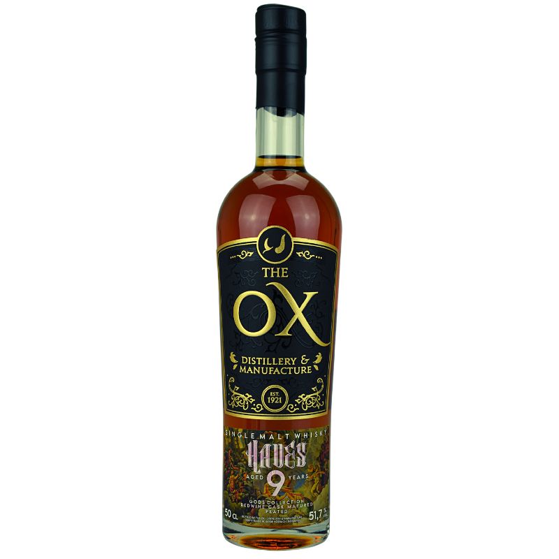 The Ox Distillery Hades 9 yo Peated Redwine Cask
