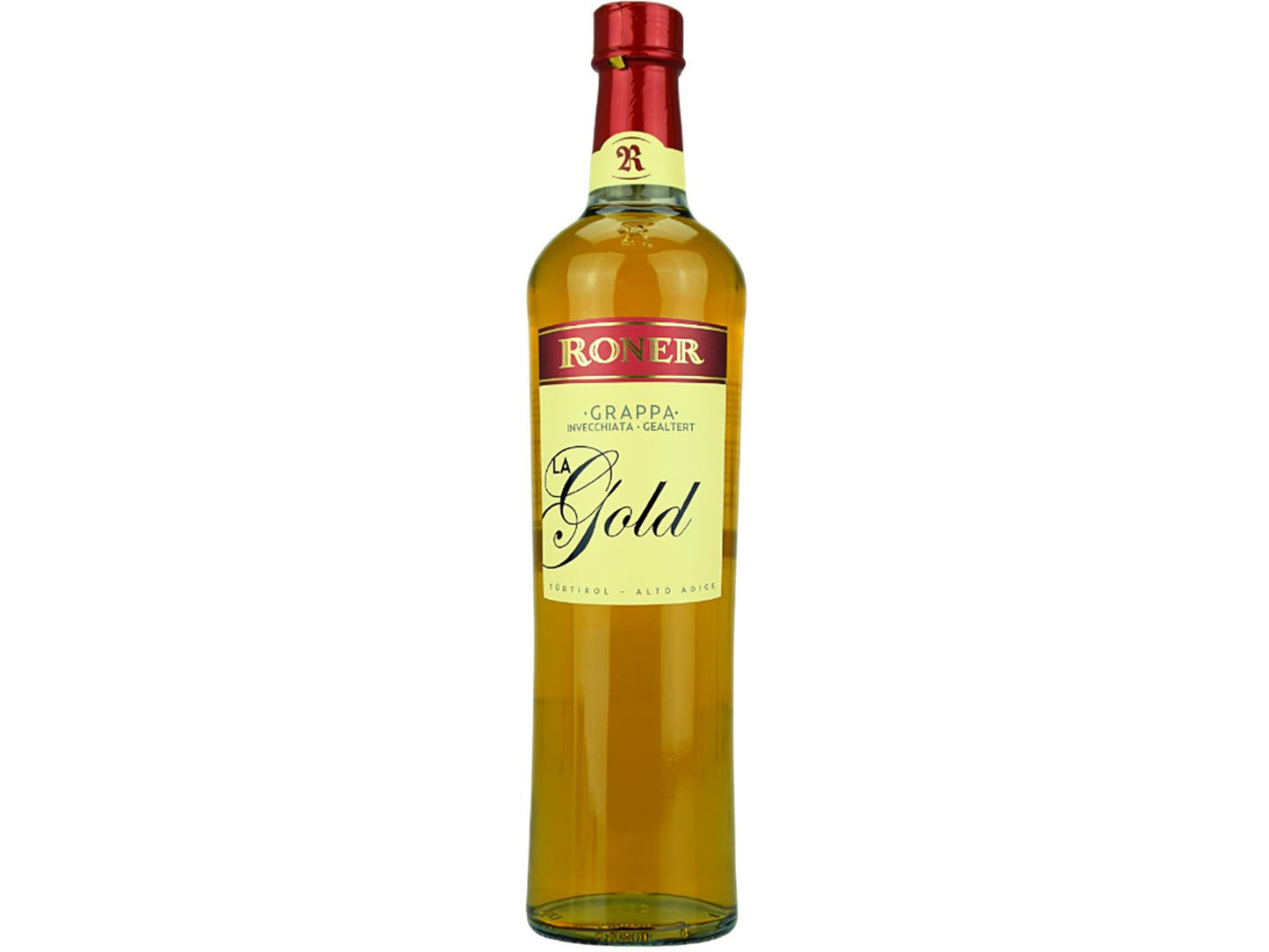 Roner Grappa La Gold – Produktansicht