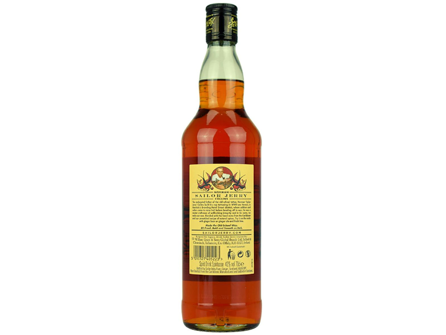 Sailor Jerry 80 Proof – Rückansicht