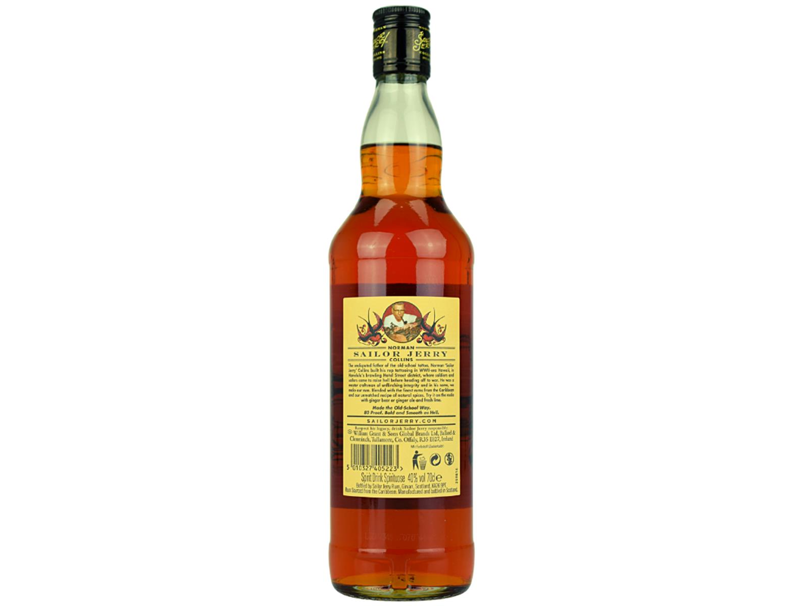 Sailor Jerry 80 Proof – Rückansicht