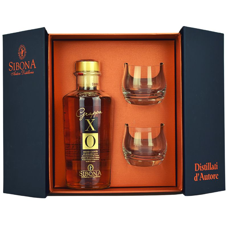 Sibona Esposizione Grappa XO Set – weitere Produktansicht
