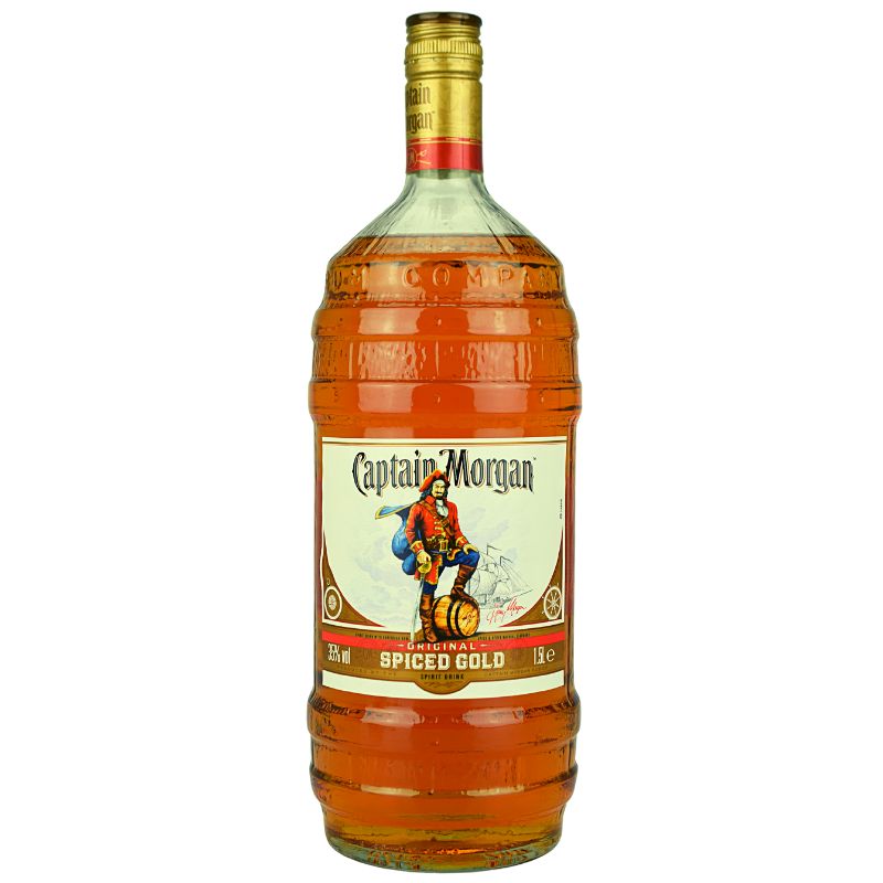 Captain Morgan Spiced Gold 1,5L – Produktansicht