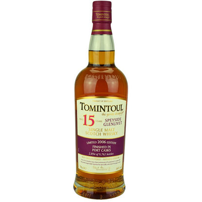 Tomintoul Port Wood 15 Jahre 2009