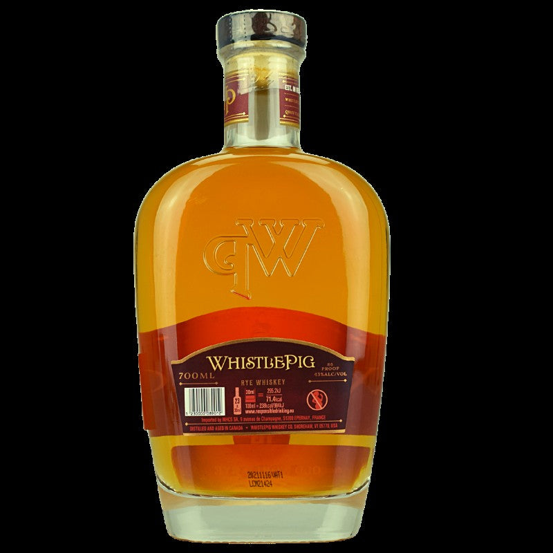 Whistlepig 12 Jahre Rye – Rückansicht
