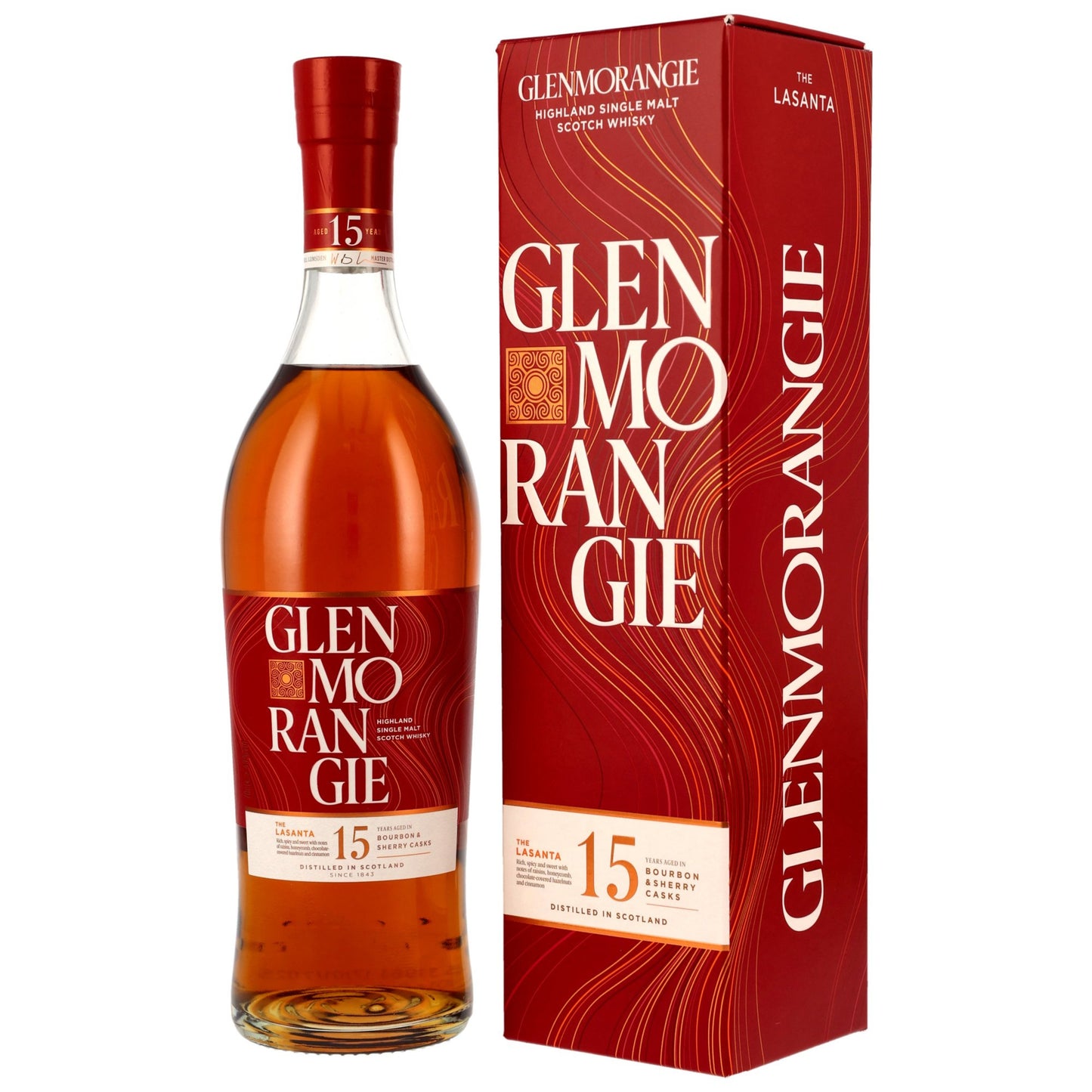 Glenmorangie The Lasanta 15 Jahre – Vorderansicht