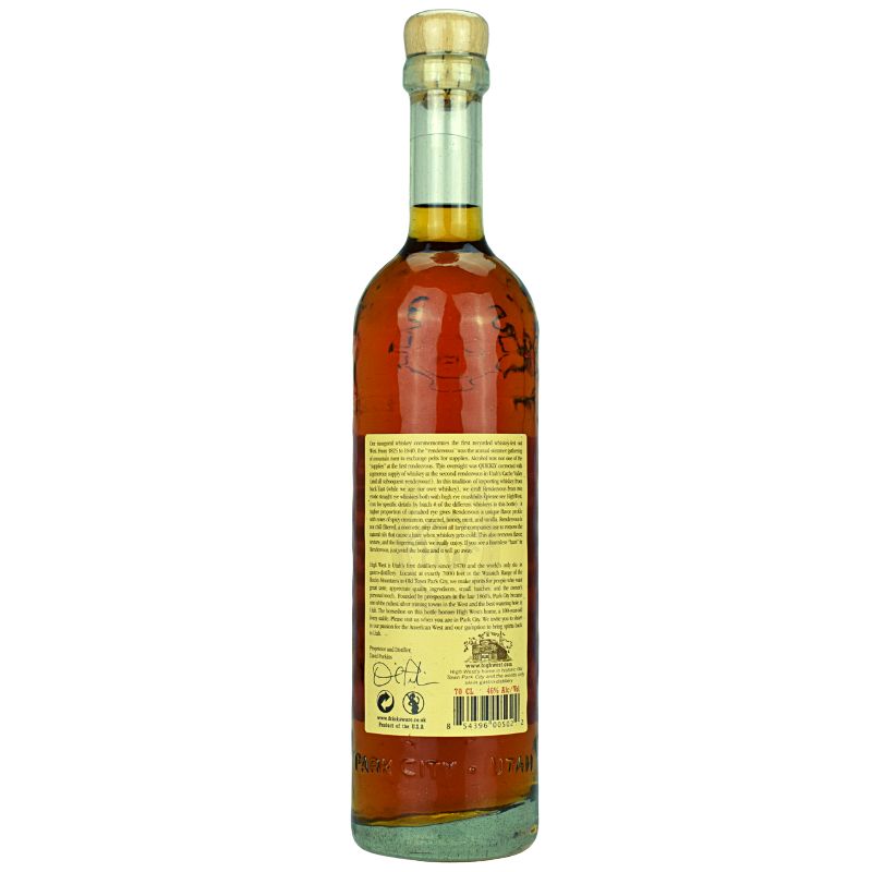 High West Rendezvous Rye