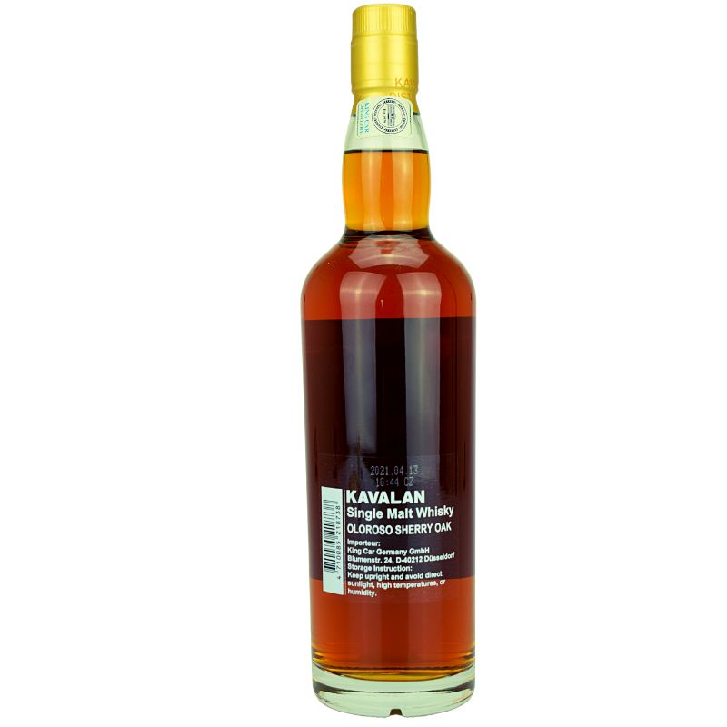 Kavalan Oloroso Sherry Oak neue Ausstattung – weitere Produktansicht