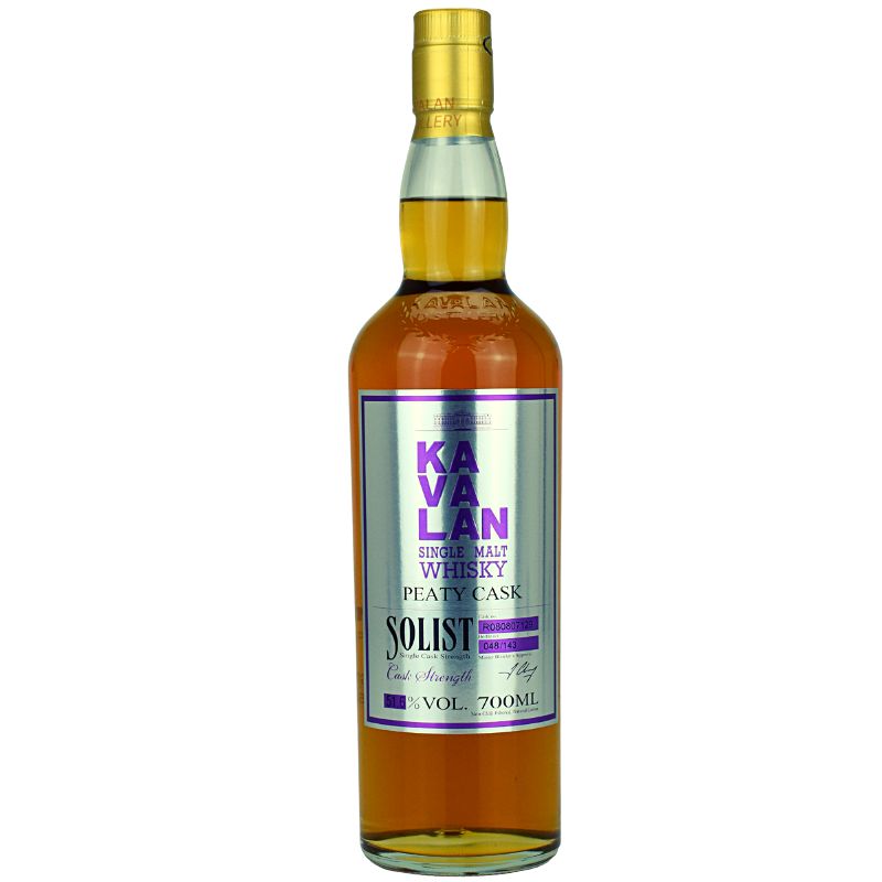 Kavalan Solist Peaty Cask – Produktansicht