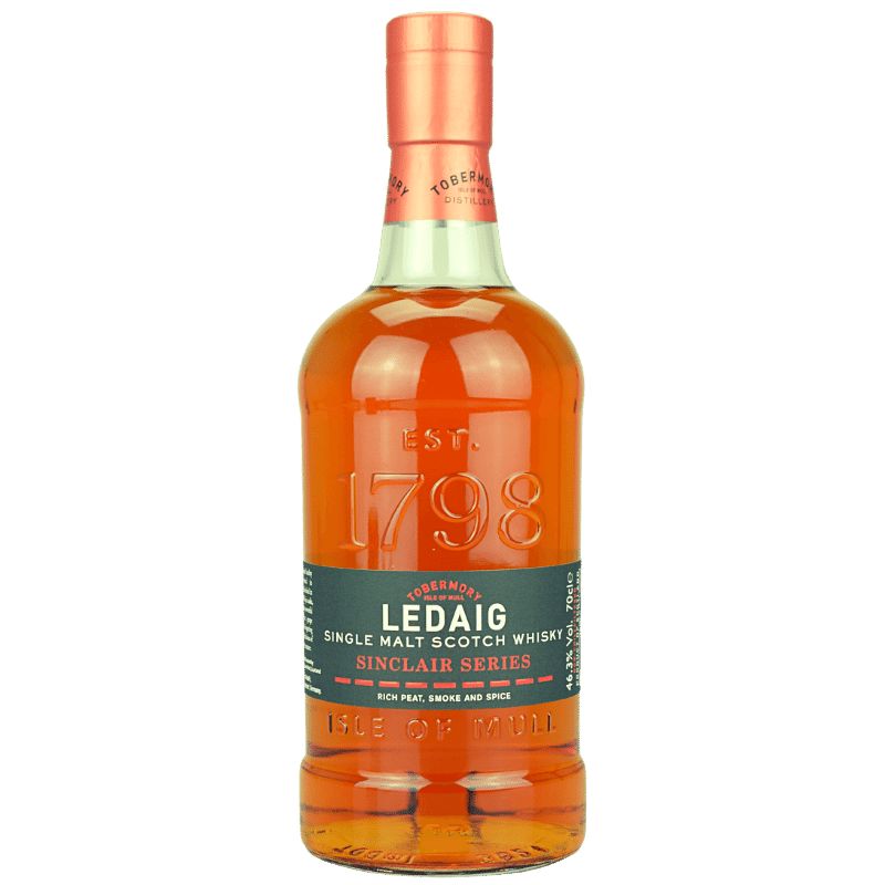 Ledaig Sinclair Series Rioja Cask Finish – Vorderansicht der Flasche