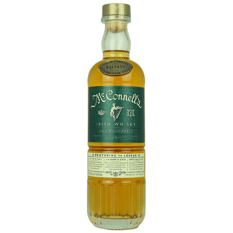 McConnell's Irish Whisky – Flasche in Vorderansicht