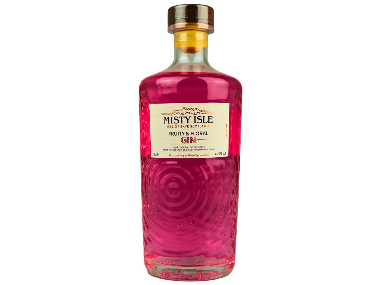 Misty Isle Fruity &amp; Floral Gin – Produktansicht