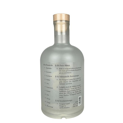 Paragraf 11 Lemon Gin – weitere Produktansicht