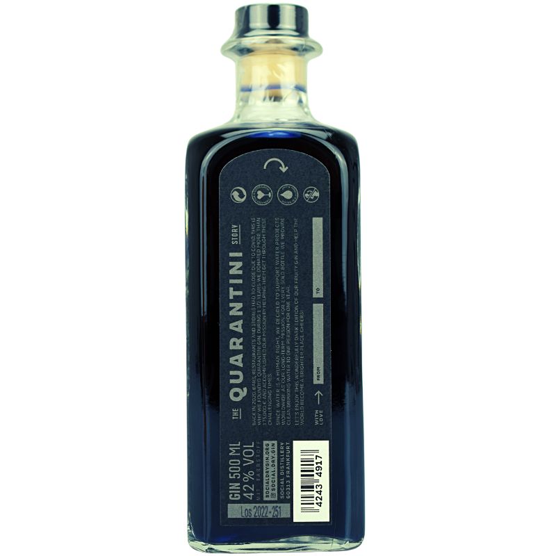 Quarantini Social Black Gin – weitere Produktansicht