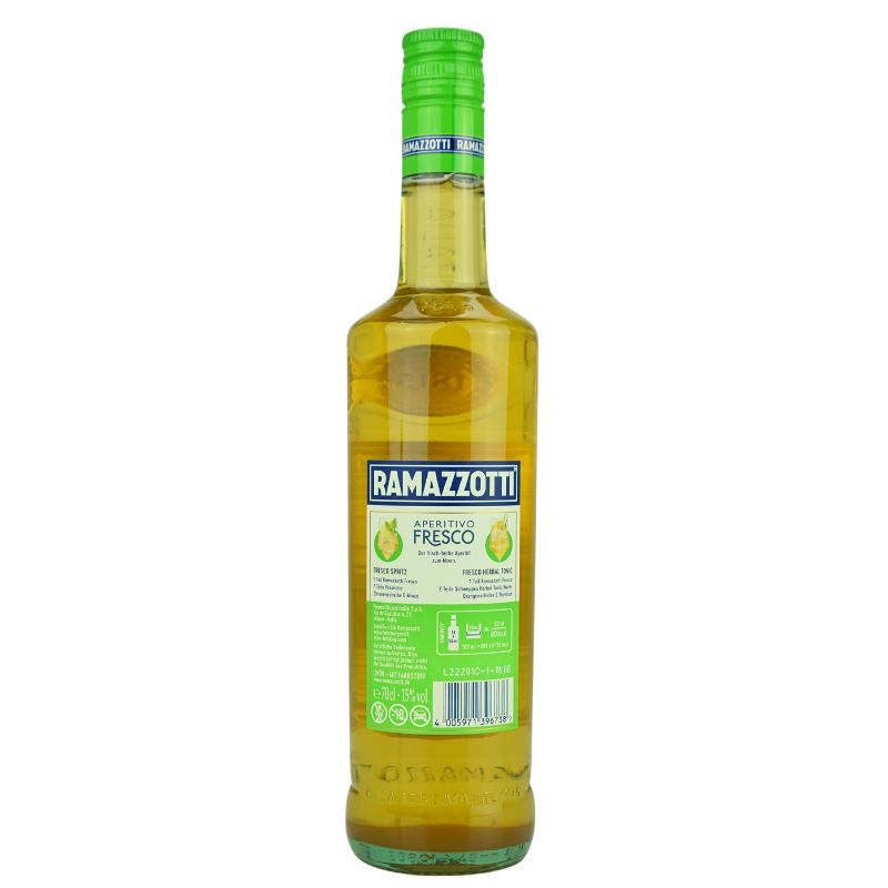 Ramazzotti Aperitivo Fresco – Rückansicht