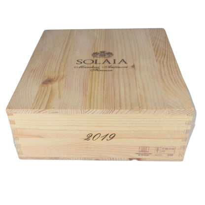 Antinori »Solaia« 2019  - Original Holzbox 3er Set