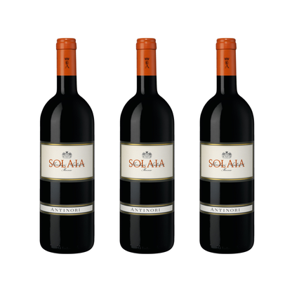 Antinori »Solaia« 2019  - Original Holzbox 3er Set