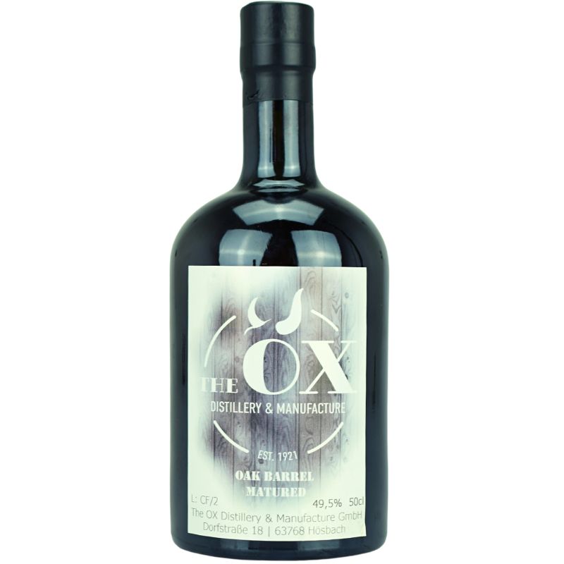 The Ox Distillery Dry Gin Oak Barrel Matured – Produktansicht