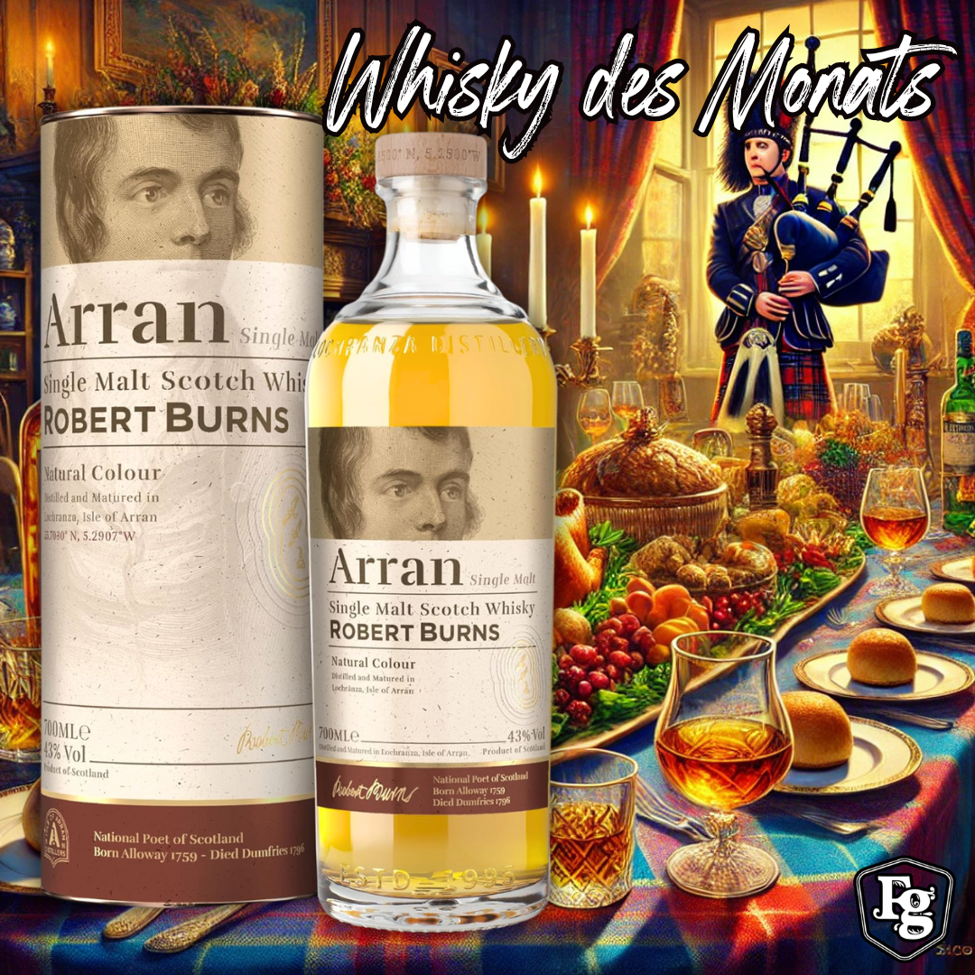 Arran Robert Burns Whisky des Monats Feingeist Shop