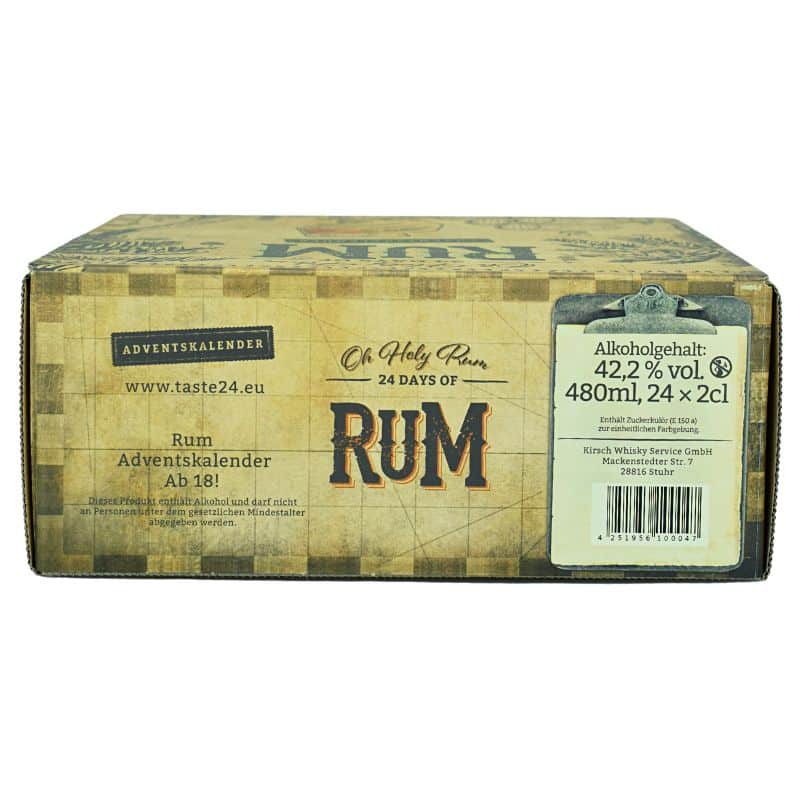 Adventskalender Rum Feingeist Onlineshop 0.48 Liter 2