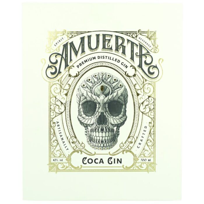 Amuerte Coca Gin White Geschenkset Feingeist Onlineshop 0.70 Liter 1