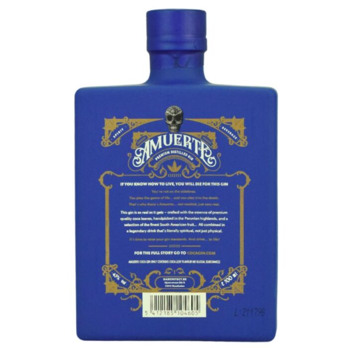 Amuerte Coca Leaf Gin Blue Feingeist Onlineshop 0.70 Liter 2