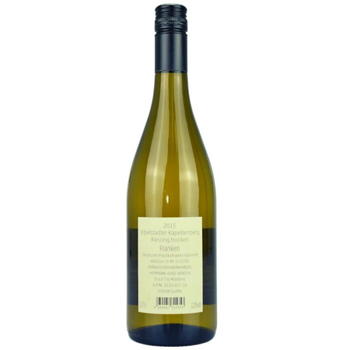 Bender 2015 Riesling trocken Feingeist Onlineshop 0.75 Liter 2