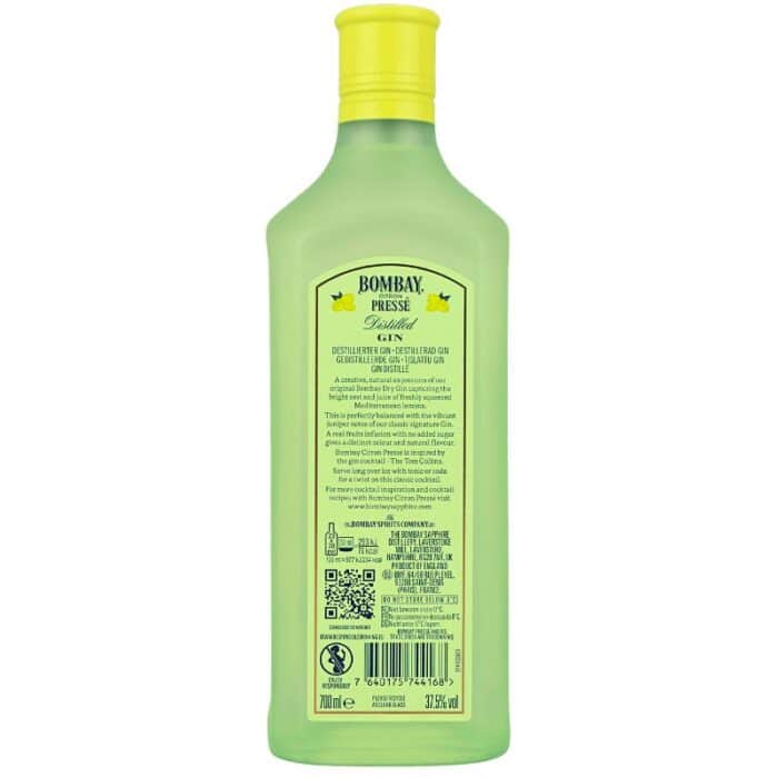 Bombay Citron Pressé Feingeist Onlineshop 0.70 Liter 2