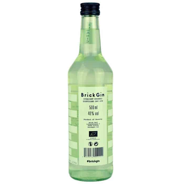 Brick Gin organic distilled Dry Gin Feingeist Onlineshop 0.50 Liter 2